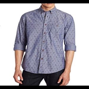 Ben Sherman Paisley Chambray Button Up Shirt